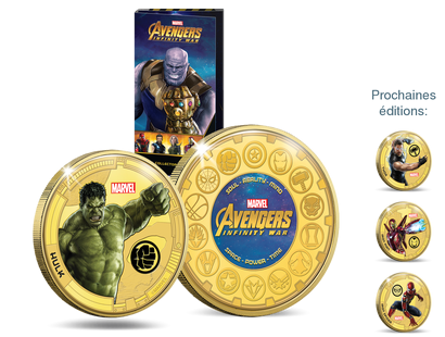 La collection «Marvel Avengers : Infinity War», la première livraison « Hulk »