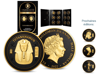 La collection de monnaies dorées à l'or pur « Les mystères de l'Egypte ancienne »