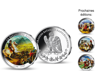 Les Batailles Napoléoniennes : revivez les plus grandes victoires de Napoléon à travers cette collection de « tableaux numismatiques » inédits ! 