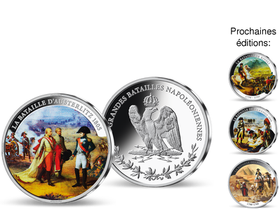 Collection: Revivez les plus grandes victoires de Napoléon à travers cette collection de « tableaux numismatiques » inédits ! 