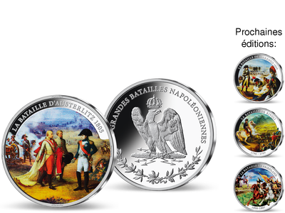 Revivez les plus grandes victoires de Napoléon à travers cette collection de « tableaux numismatiques » inédits ! 