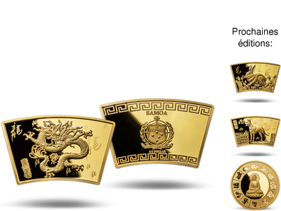 Collection: «Édition Lunar» sur des monnaies dorées à l'or pur
