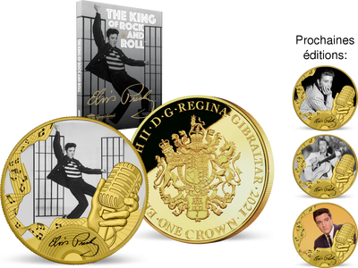 Collection de monnaies officielles «Elvis Presley - The King of Rock 'n' Roll» 
