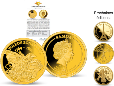 Collection les plus Petites Monnaies en or - première livraison « Napoléon Bonaparte »