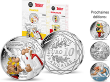 Collection des monnaies françaises en argent «Astérix et les Euros»