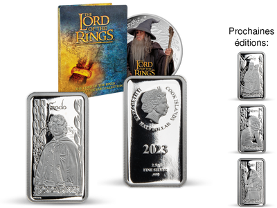 Collection de monnaie lingot en argent pur « Lord of the ring » - Lancement : 