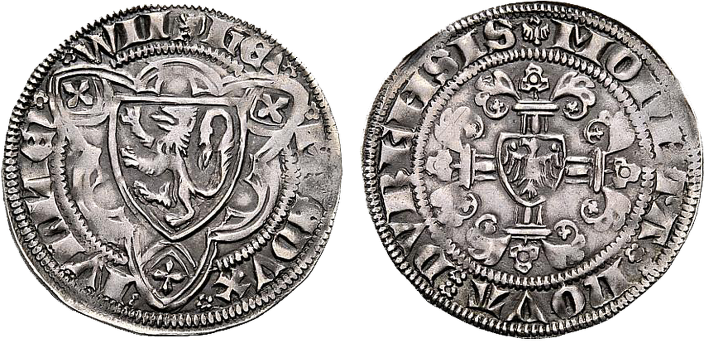 Albus Groschen, Herzog Wilherm - um 1400