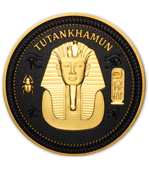 Célébrez le centenaire de la découverte du tombeau de Toutankhamon avec la collection de monnaies dorées à l'or pur  « Les mystères de l'Egypte ancienne », première livraison "Toutankhamon"
