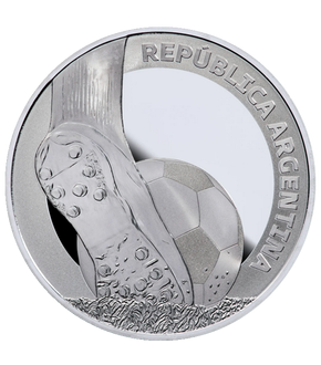 Monnaie officielle Coupe du Monde FIFA Qatar 2022™ de 5 Pesos « Argentine » 2021