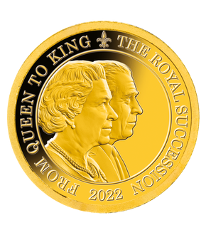 La monnaie en or le plus pur « La Succession Royale » 