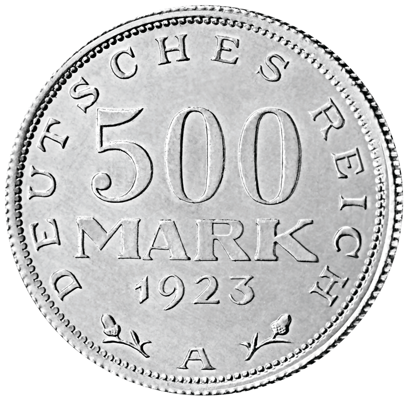 Weimarer Republik 500 Mark 1923