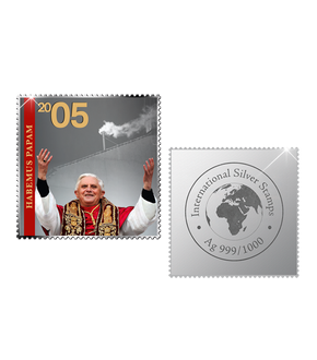 International Silver Stamps „Benedikt XVI. - Leben und Wirken des deutschen Papstes“ 