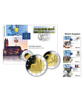 Edition: "Die 2-Euro-Numisbriefe Europas" - Startlieferung: "2-Euro Numisbrief Sachsen-Anhalt"