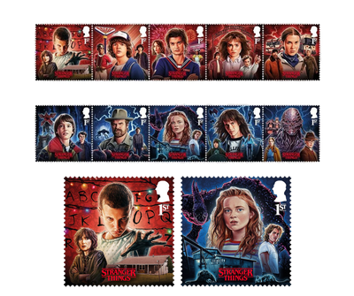 "Stranger Things" erleben – Exklusive Briefmarken aus zwei Welten