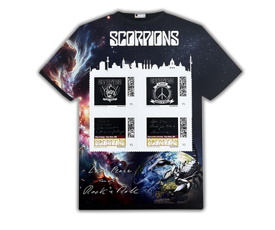 Scorpions - Block Universe - Rockgeschichte auf vier exklusiven Briefmarken!