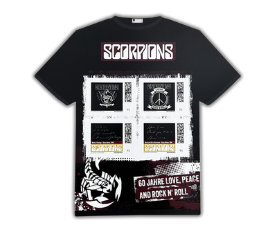 Scorpions - Block Black - Rockgeschichte auf vier exklusiven Briefmarken!