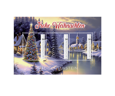 Liechtenstein Block Frohe Weihnachten