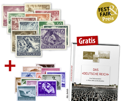 Die letzten 100 Briefmarken des Deutschen Reichs - die Wehrmachtsätze von 1943 und 1944