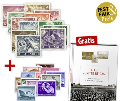 Die letzten 100 Briefmarken des Dritten Reichs - die Wehrmachtsätze von 1943 und 1944