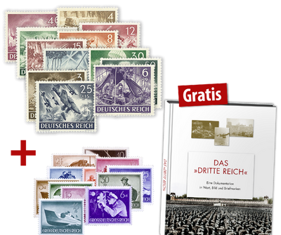 Die letzten 100 Briefmarken des "Dritten Reichs" - die Wehrmachtsätze von 1943 und 1944