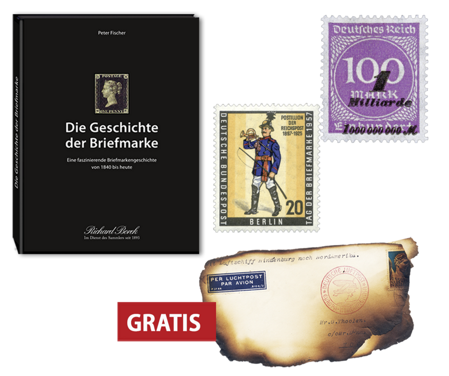 Die Geschichte der Briefmarke ist auch die Geschichte Deutschlands