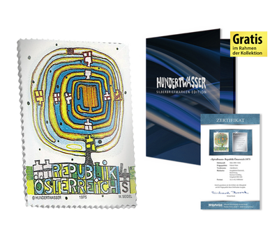 Die Hundertwasser-Silberbriefmarken-Edition!