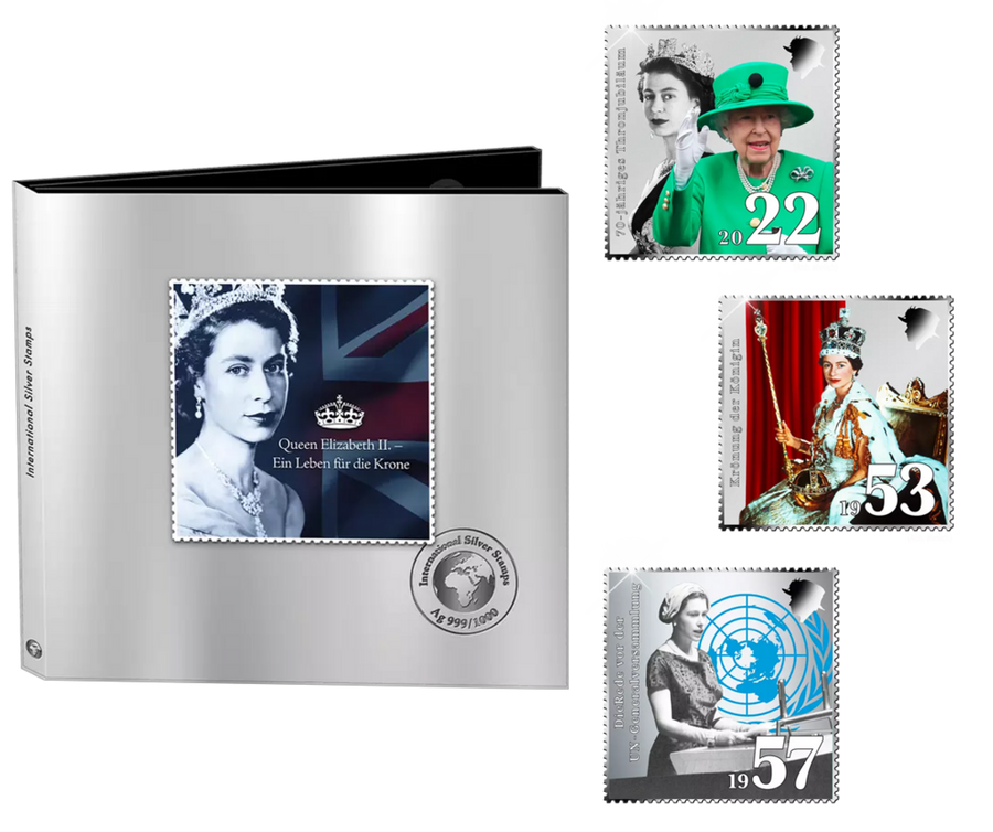 Das Komplettset "Queen Elizabeth II. - Ein Leben für die Krone"