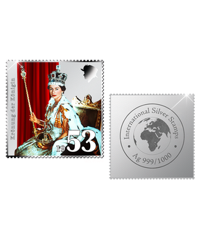 Exklusive Silberbriefmarken Kollektion mit den schönsten Momenten der Windsors