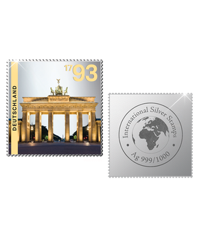 International Silver Stamps „Wahrzeichen der Welt“ 