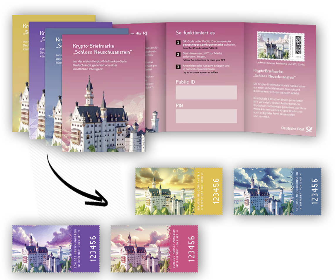 Krypto Briefmarken Seite | borek.de