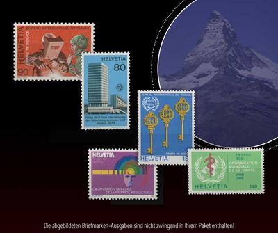Die offiziellen Briefmarken Neuheiten aus der Schweiz