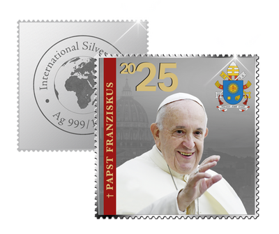 ISS Papst Franziskus in stillem Gedenken