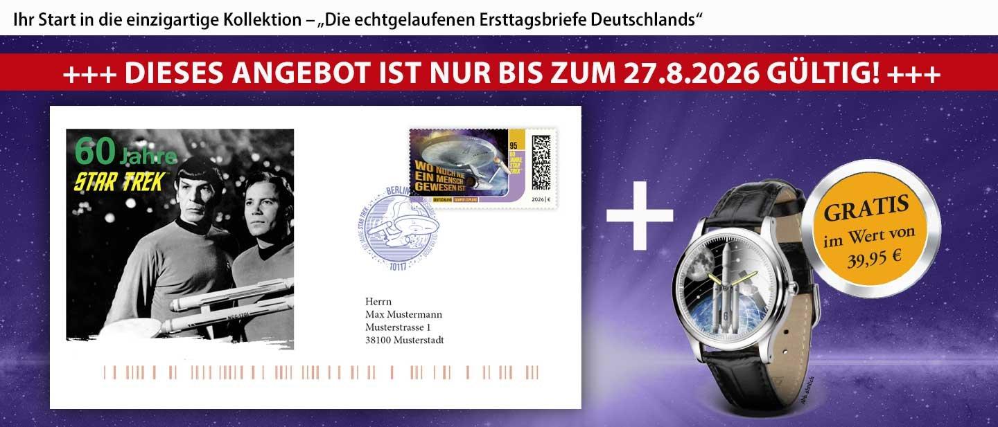 Echtgelaufene Ersttagsbriefe Deutschlands