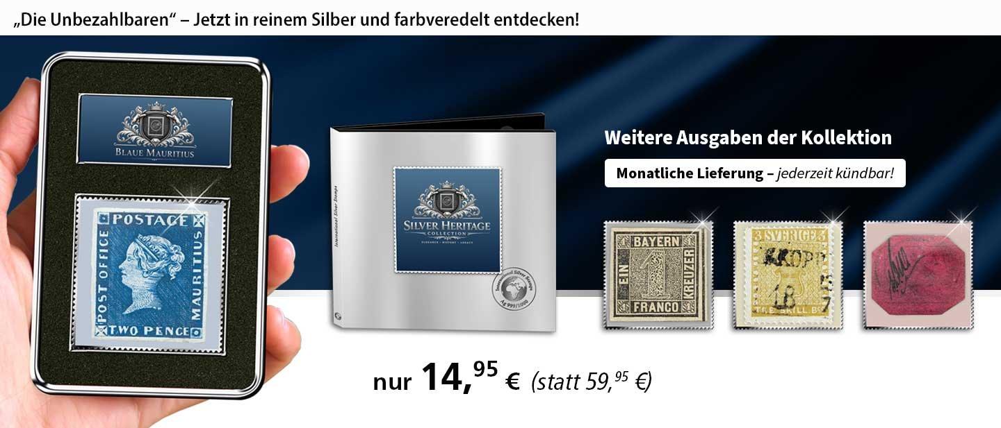 International Silver Stamps - Silver Heritage Collection