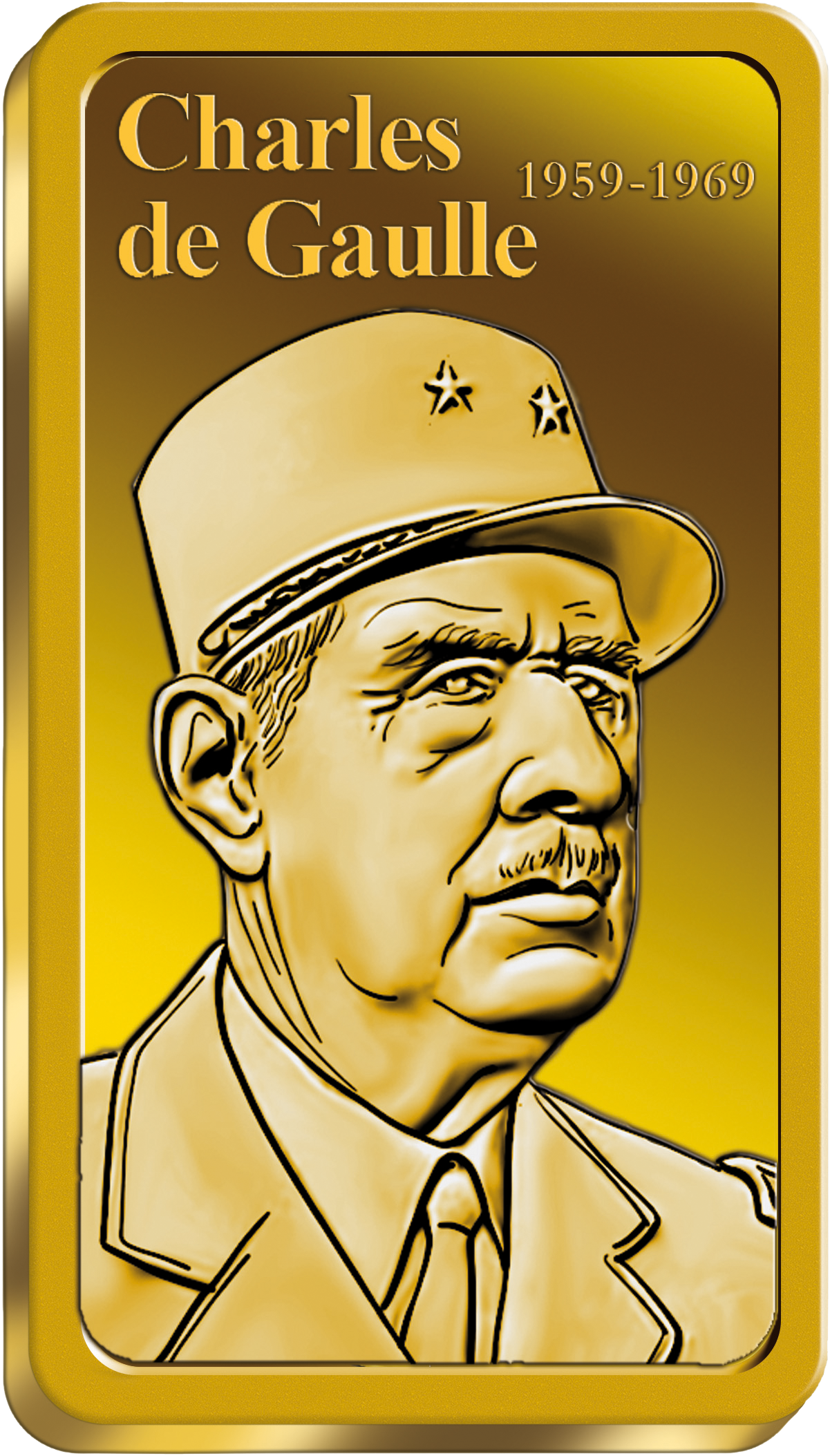 Lingot or  - Charles de Gaulle