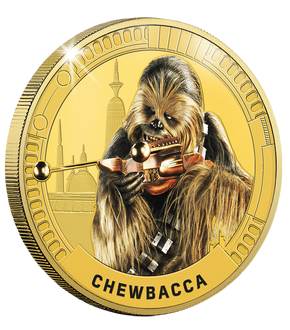Frappe dorée à l'or pur «Chewbacca»