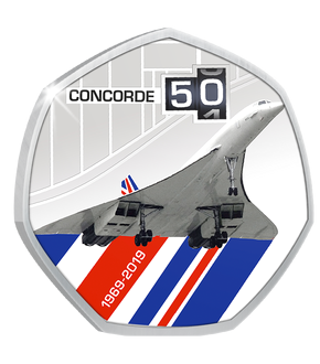 La collection « Concorde », des monnaies rehaussées à l'argent pur.