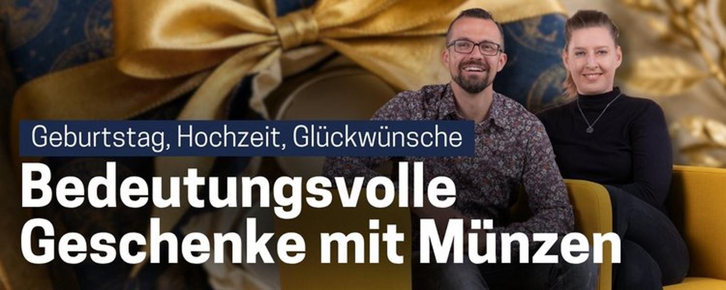 Coverbild Bedeutungsvolle Geschenke mit Münzen - Christoph Seifarth und Katharina Budai