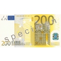 Vorderseite einer 200-Euro-Banknote