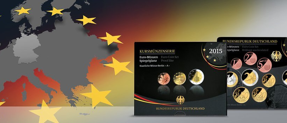 Die offiziellen deutschen Euro Kursmünzensätze