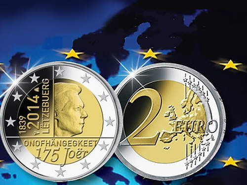 Alle 2 Euro Gedenkmünzen aus Luxemburg