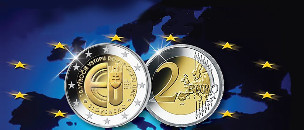 Die offiziellen 2 Euro Gedenkmünzen aus der Slowakei