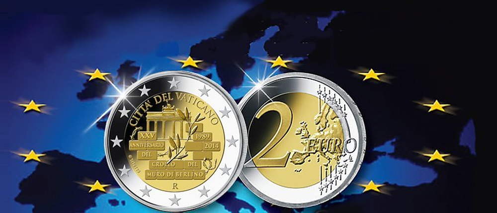 Alle 2 Euro Gedenkmünzen aus dem Vatikan