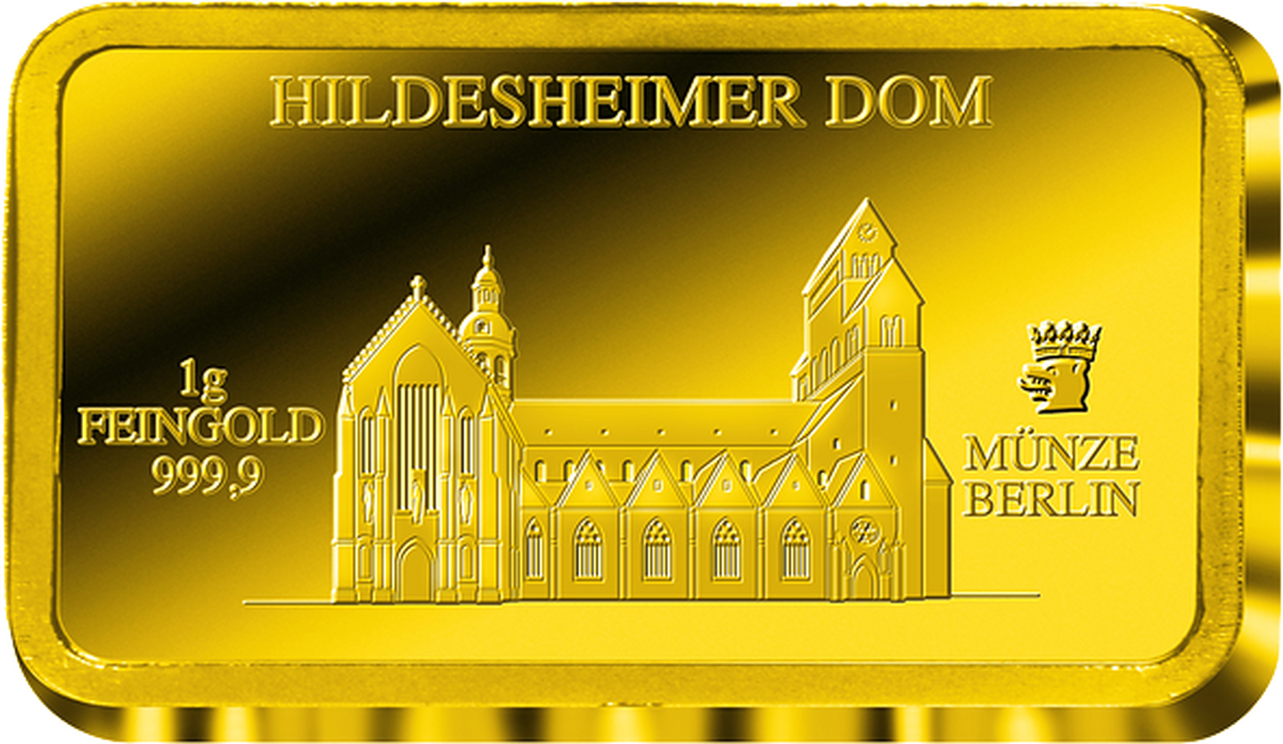 Goldbarren Hildesheimer Dom