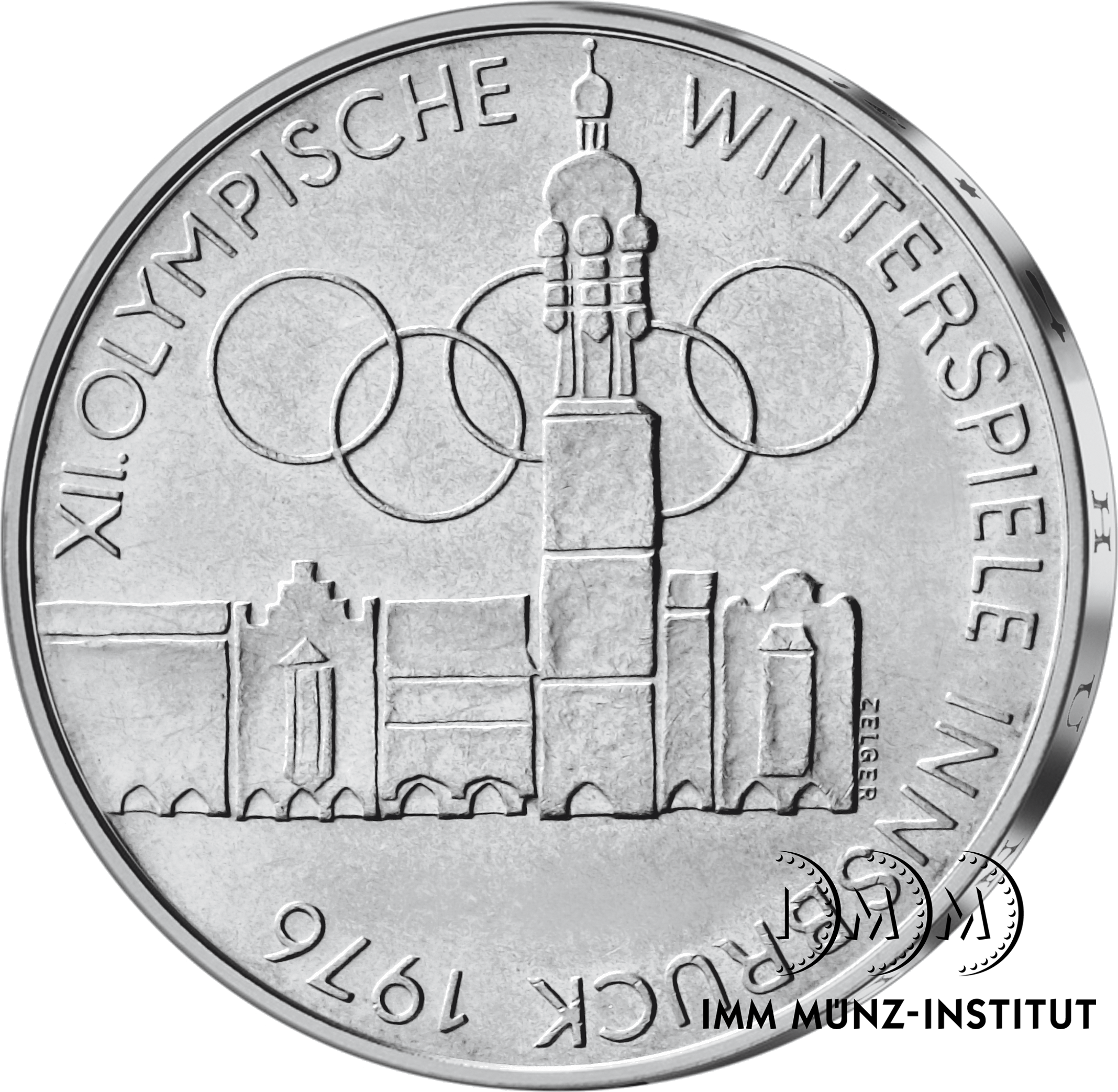 100-Schilling-Gedenkmünze ''XII. Olympische Winterspiele (2. Ausgabe Wien)''