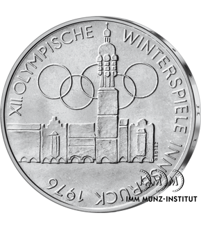 100-Schilling-Gedenkmünze ''XII. Olympische Winterspiele (2. Ausgabe Hall)''