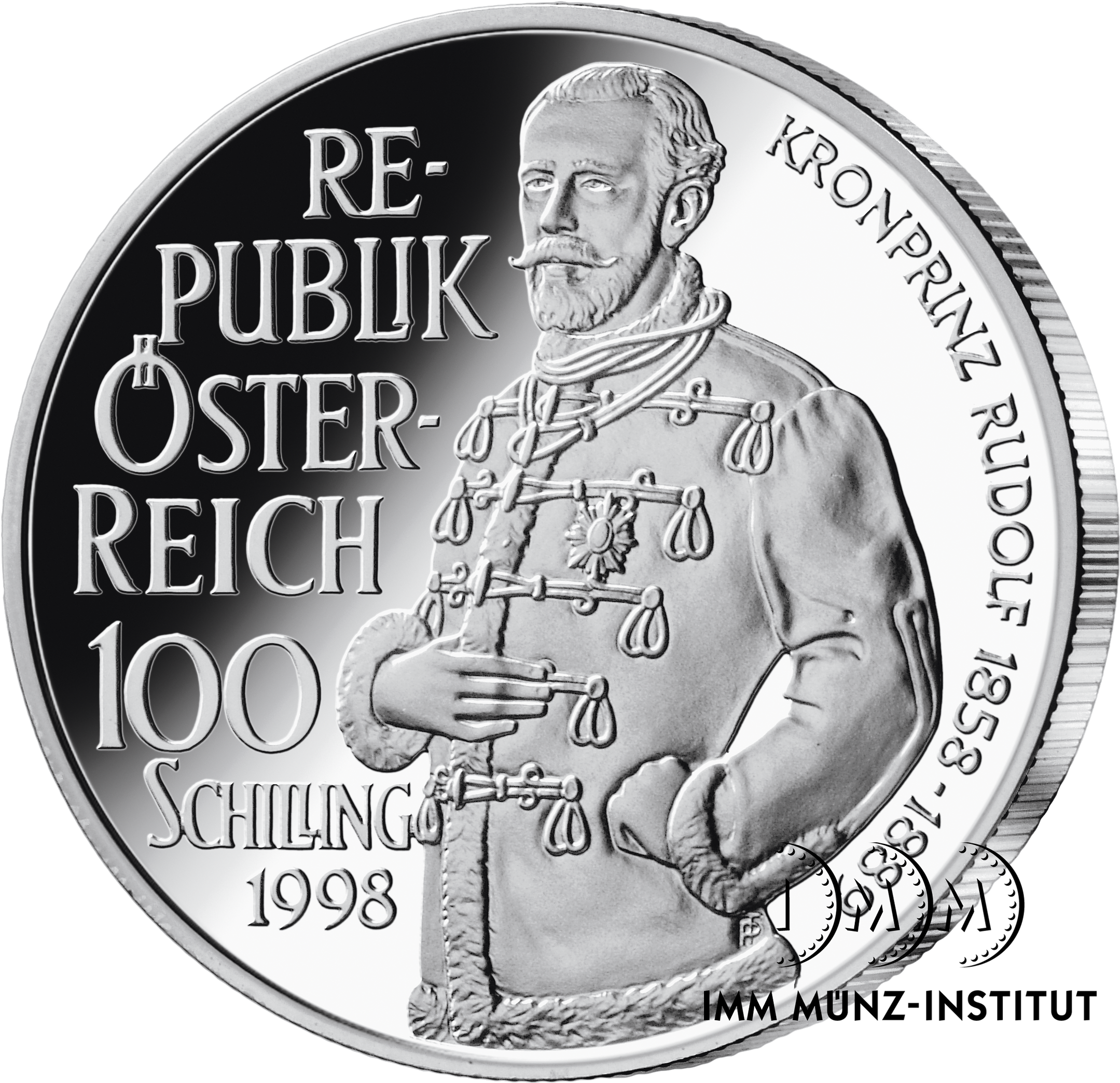 100-Schilling-Gedenkmünze ''Kronprinz Rudolf''