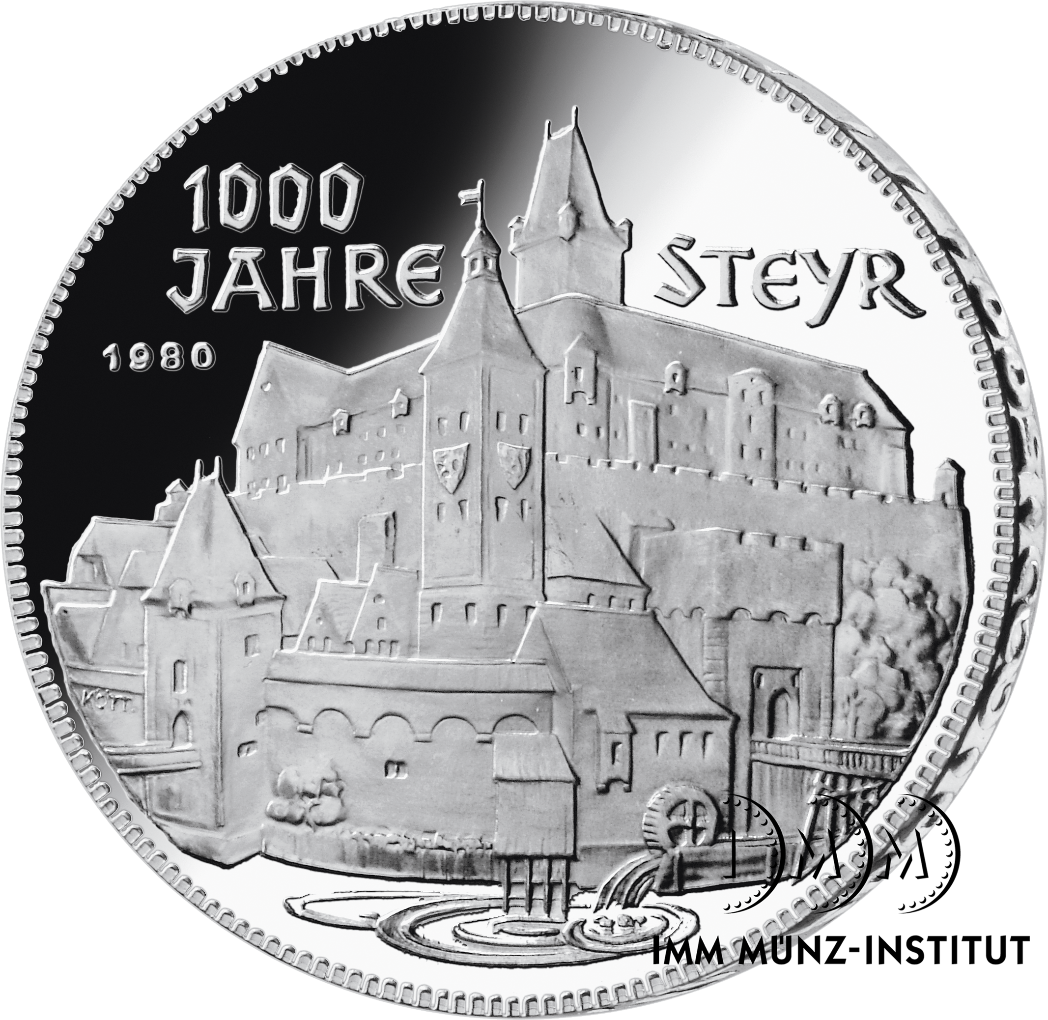 500-Schilling-Gedenkmünze ''1000 Jahre Steyr''