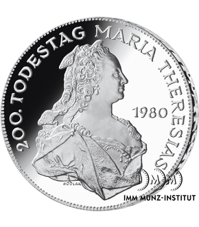 500-Schilling-Gedenkmünze ''200. Todestag Maria Theresias''
