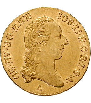 Original-Golddukat von Kaiser Joseph II.